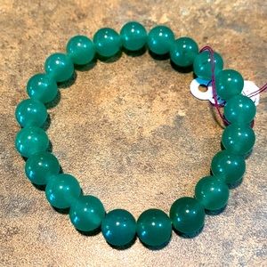 New Green Aventurine Stretch Bracelet